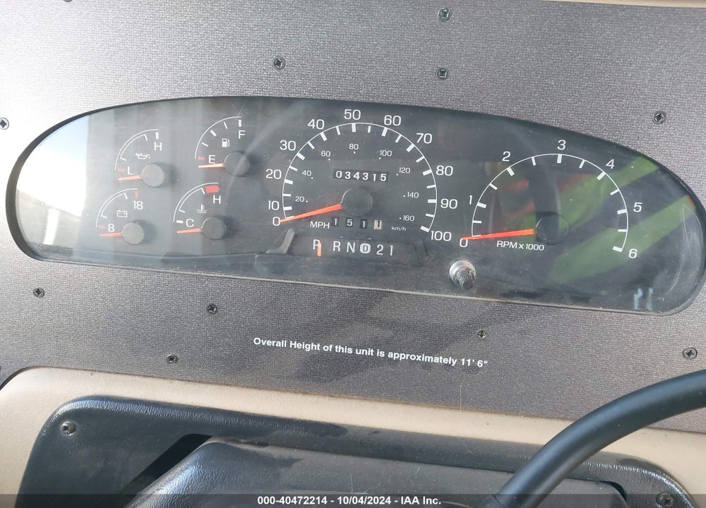 2002 FORD F550 SUPER DUTY STRIPPED CHASS VIN: 1FCMF53S120A02174