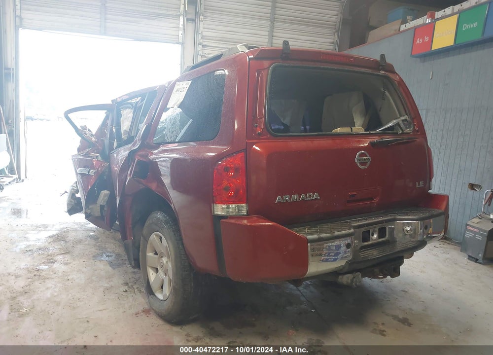 2005 NISSAN ARMADA LE VIN: 5N1AA08B75N737922