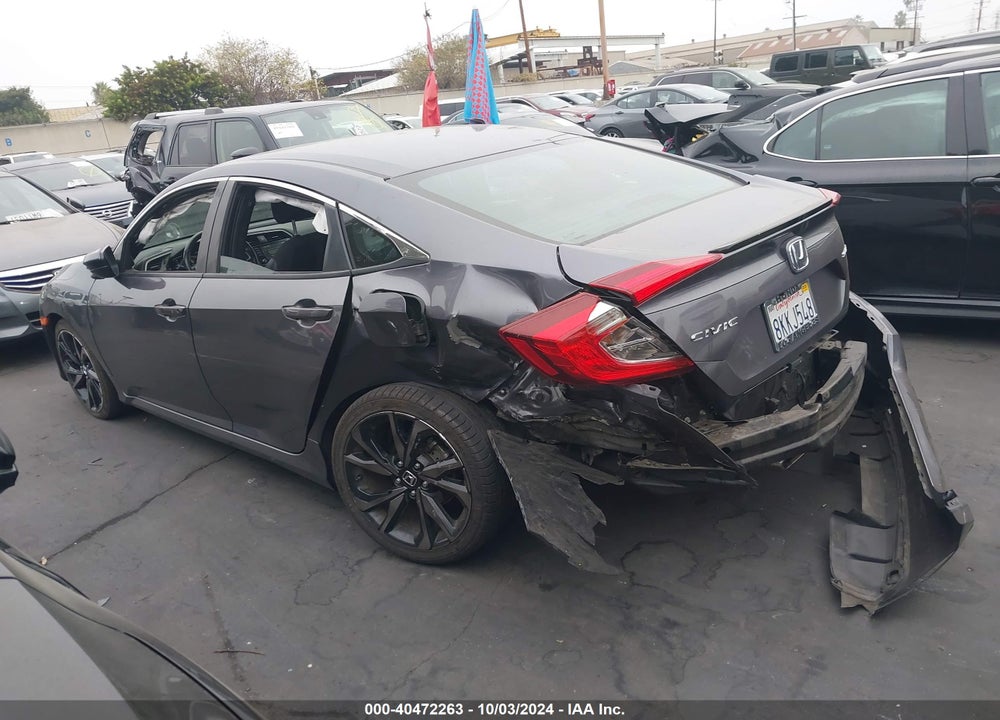 2019 HONDA CIVIC SPORT VIN: 2HGFC2F86KH540625