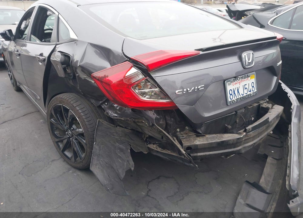 2019 HONDA CIVIC SPORT VIN: 2HGFC2F86KH540625