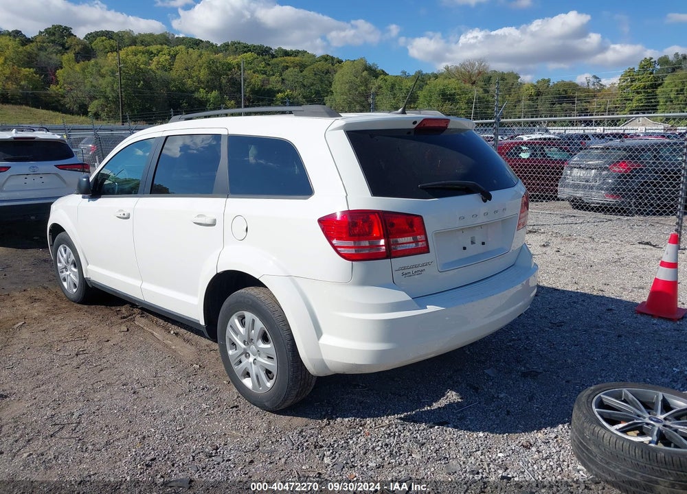2016 DODGE JOURNEY SE VIN: 3C4PDCAB7GT140161