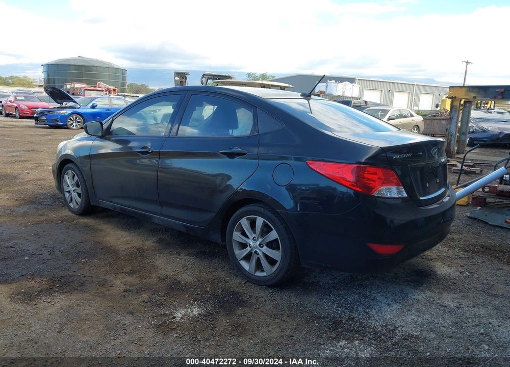 2013 HYUNDAI ACCENT GLS VIN: KMHCU4AEXDU329575