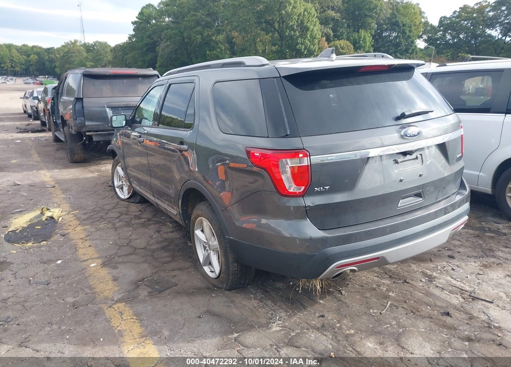 2017 FORD EXPLORER XLT VIN: 1FM5K8D84HGD50275