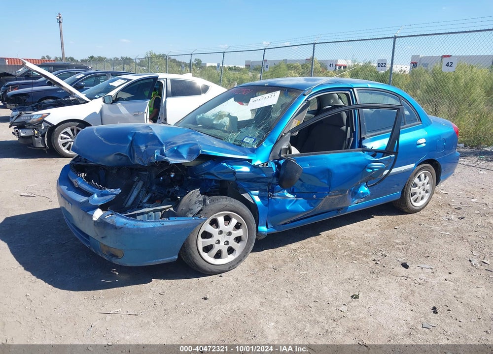 2003 KIA RIO VIN: KNADC125536273411