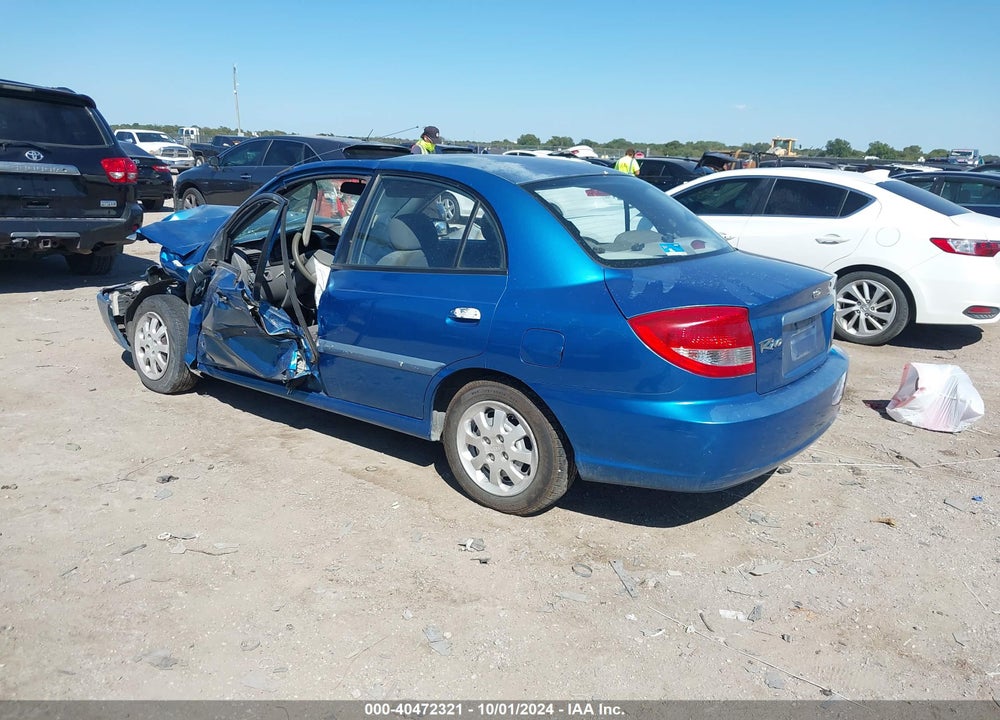 2003 KIA RIO VIN: KNADC125536273411