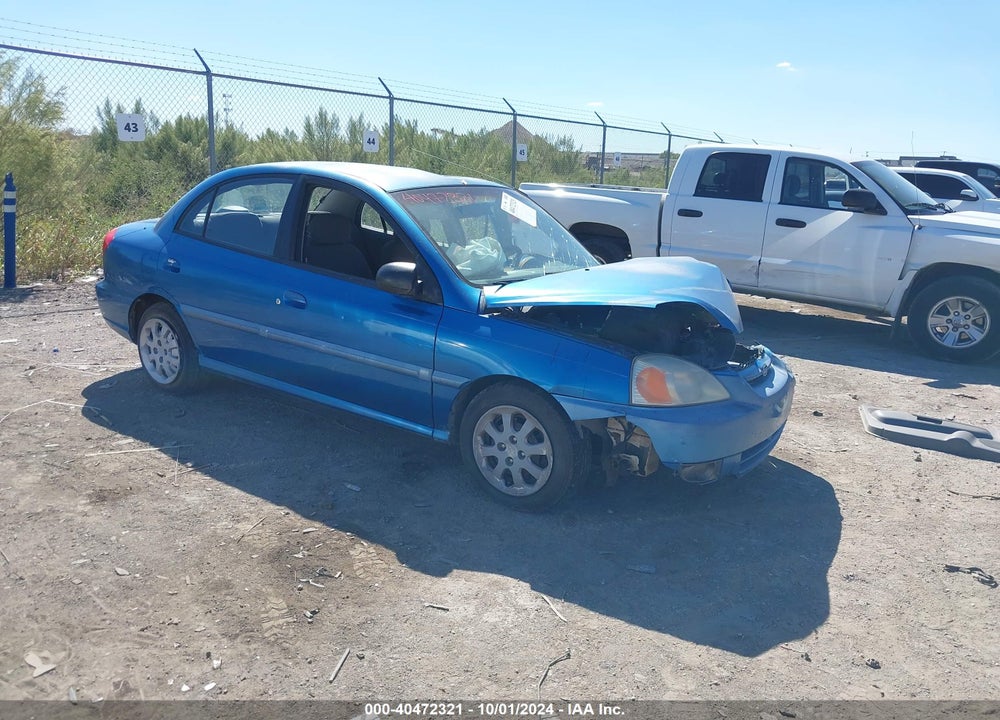 2003 KIA RIO VIN: KNADC125536273411