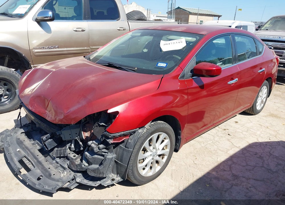 2018 NISSAN SENTRA SV VIN: 3N1AB7APXJY228360