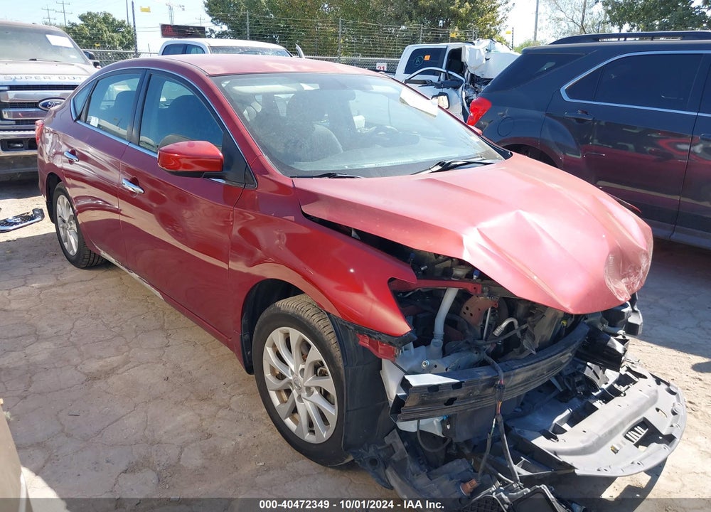 2018 NISSAN SENTRA SV VIN: 3N1AB7APXJY228360