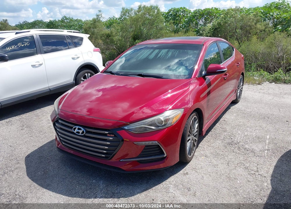2018 HYUNDAI ELANTRA SPORT VIN: KMHD04LB0JU502311