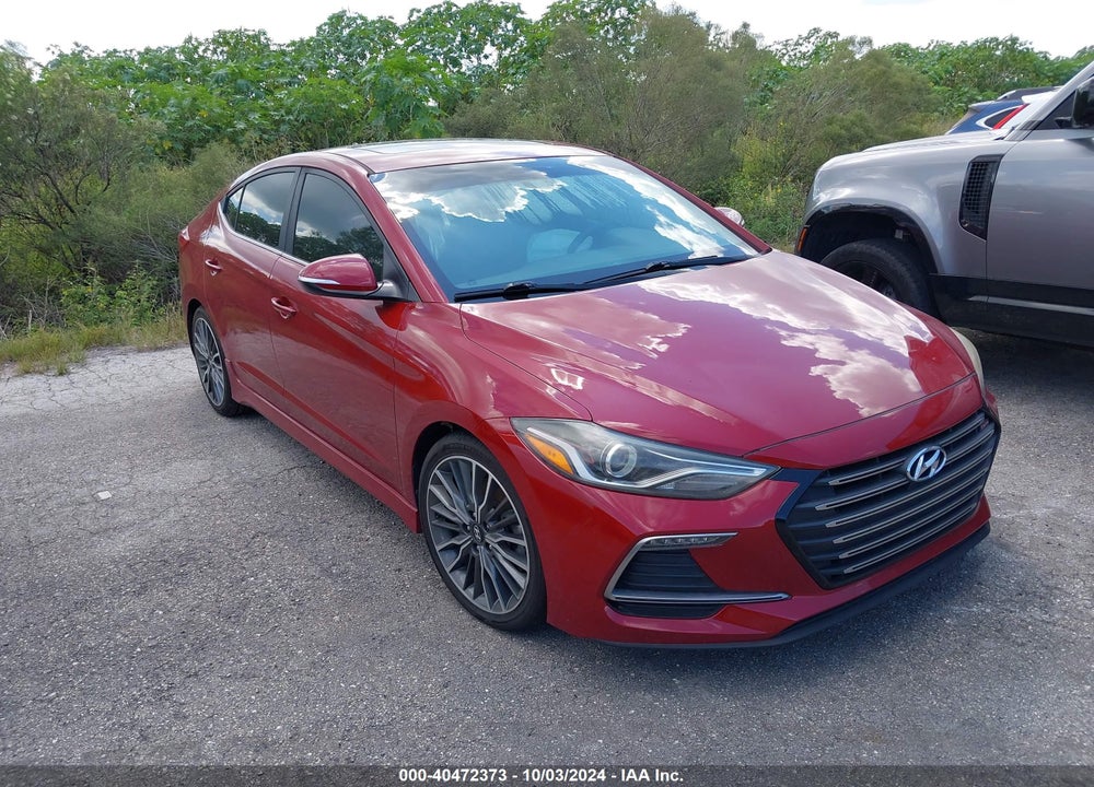 2018 HYUNDAI ELANTRA SPORT VIN: KMHD04LB0JU502311