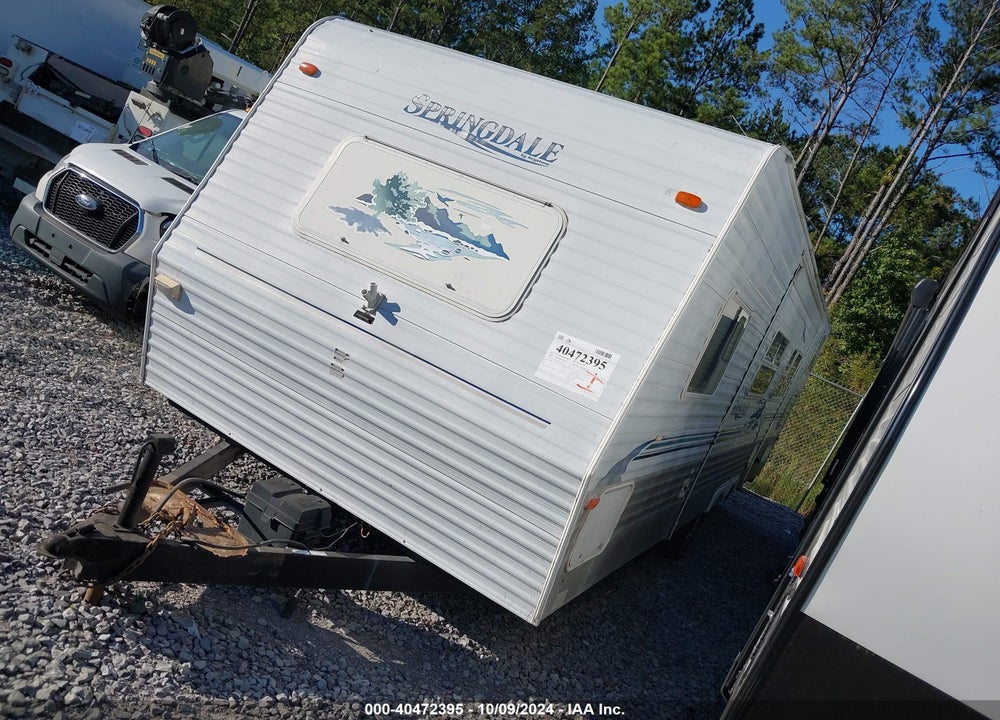 2003 SPRINGDALE TRAVEL TRAILER VIN: 4YDT2982433107425