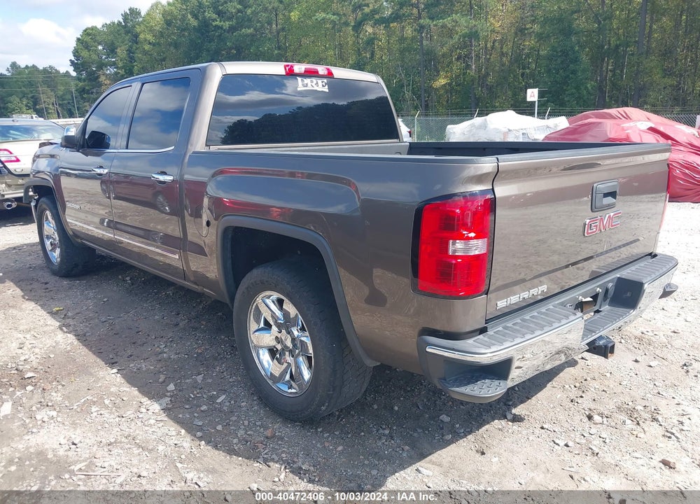 2015 GMC SIERRA 1500 SLT VIN: 3GTP1VEJ9FG507719