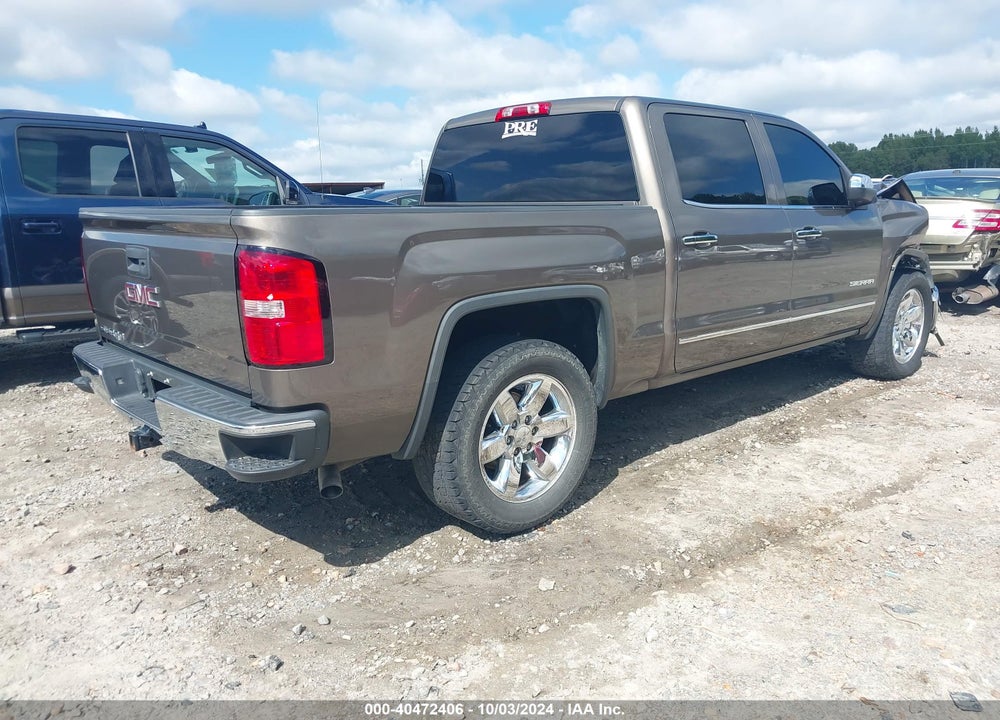 2015 GMC SIERRA 1500 SLT VIN: 3GTP1VEJ9FG507719