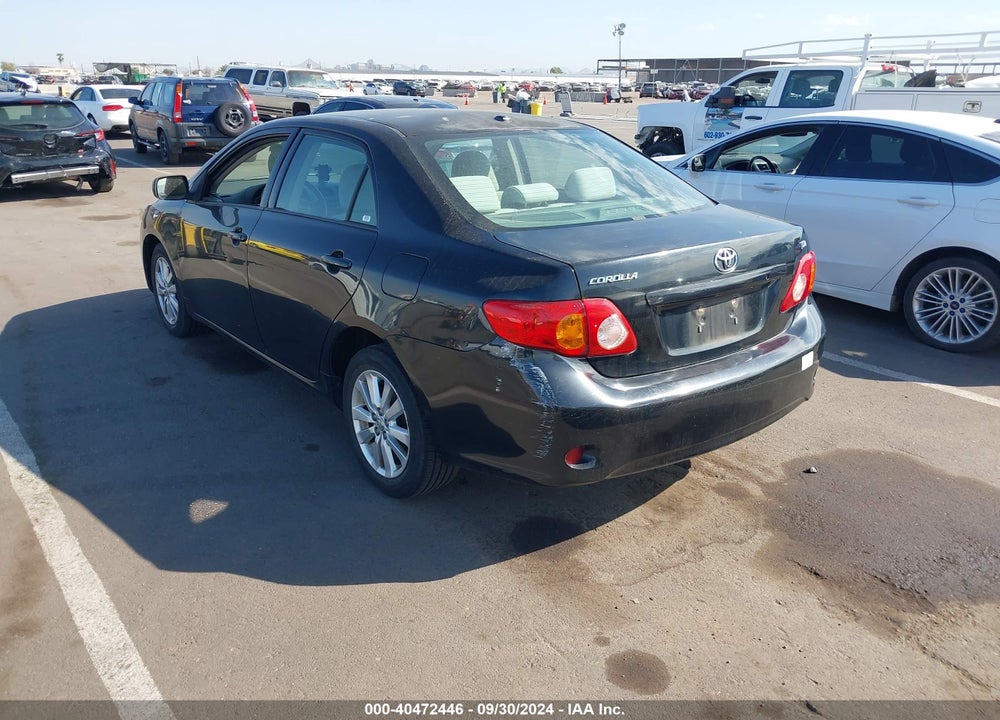 2009 TOYOTA COROLLA LE VIN: 1NXBU40E99Z013377
