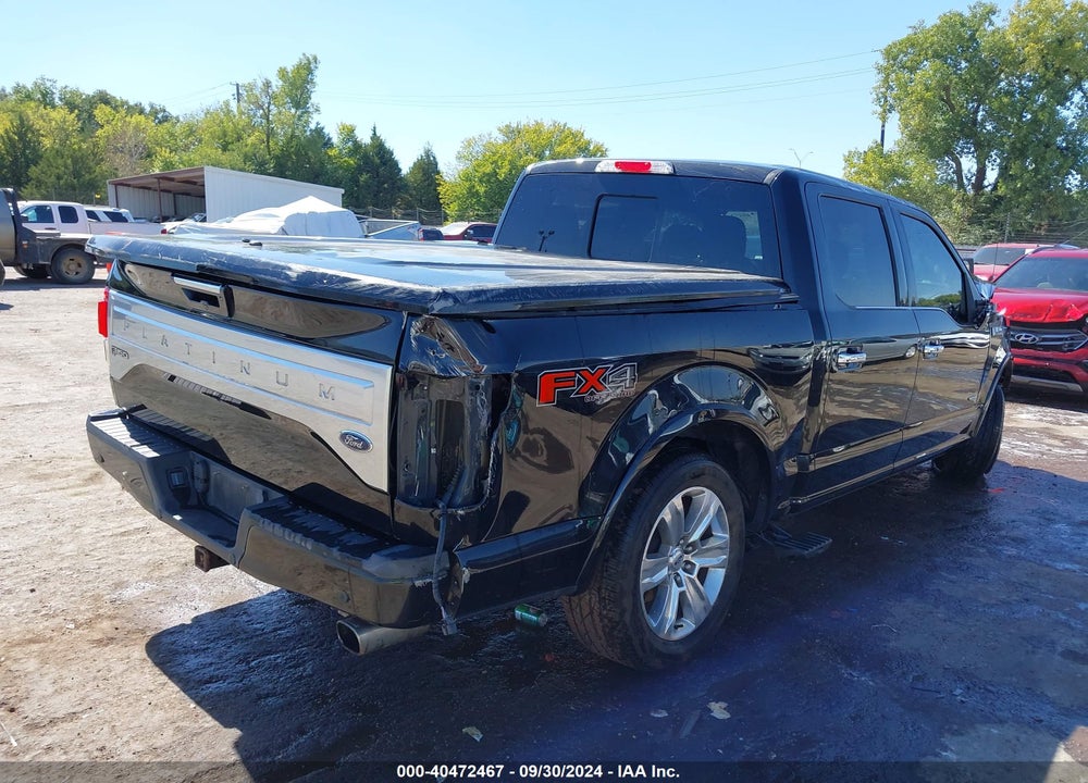 2015 FORD F-150 PLATINUM VIN: 1FTEW1EG2FFB69801