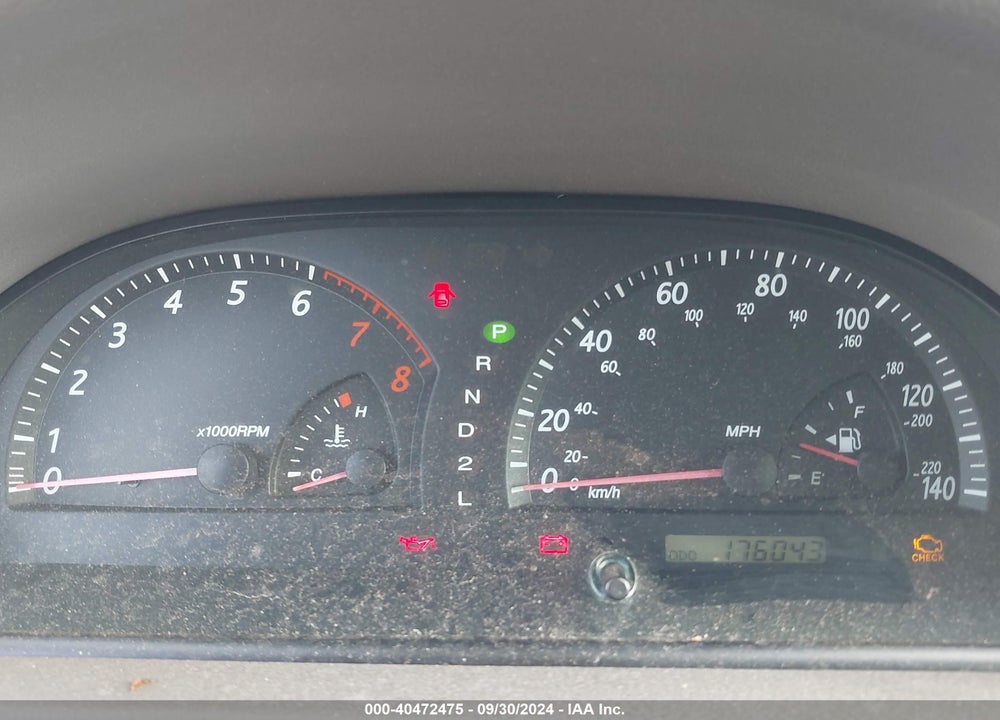 2002 TOYOTA CAMRY XLE VIN: JTDBE32K920071890