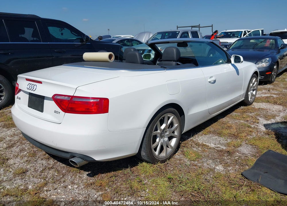 2011 AUDI A5 2.0T PREMIUM VIN: WAUAFAFH3BN014483