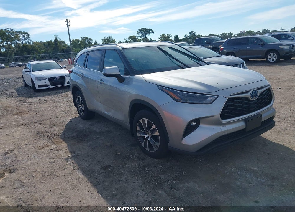 2023 TOYOTA HIGHLANDER HYBRID XLE VIN: 5TDKBRCH1PS585574