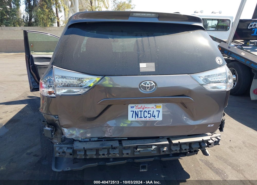 2015 TOYOTA SIENNA SE 8 PASSENGER VIN: 5TDXK3DC4FS642757