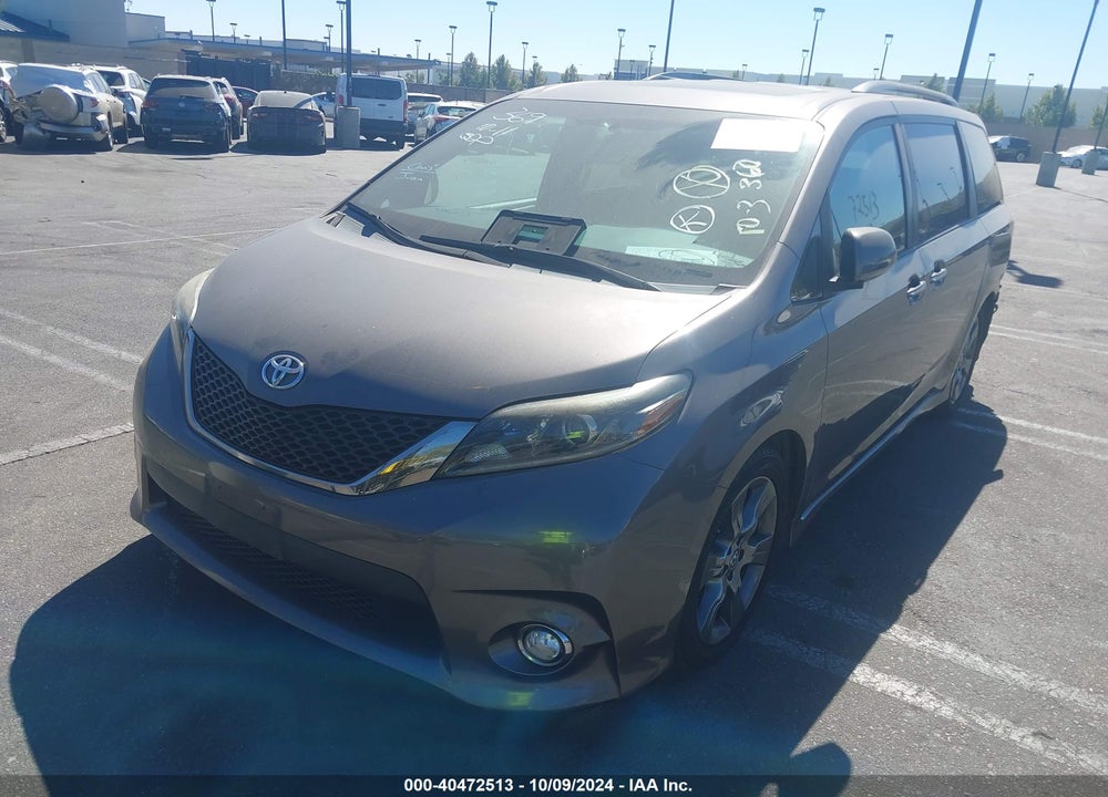 2015 TOYOTA SIENNA SE 8 PASSENGER VIN: 5TDXK3DC4FS642757