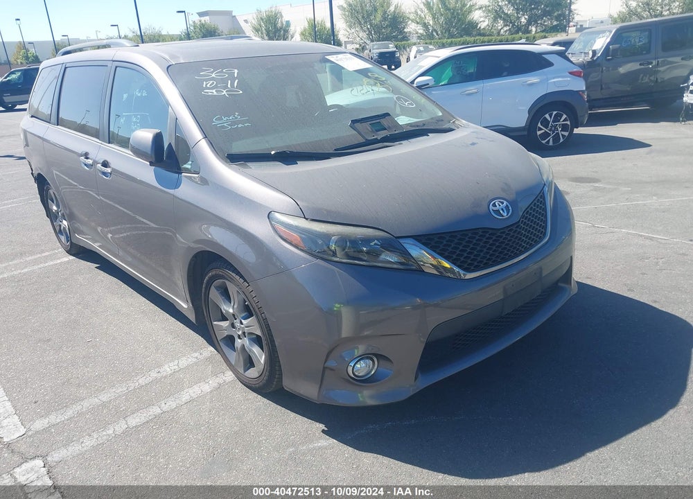 2015 TOYOTA SIENNA SE 8 PASSENGER VIN: 5TDXK3DC4FS642757