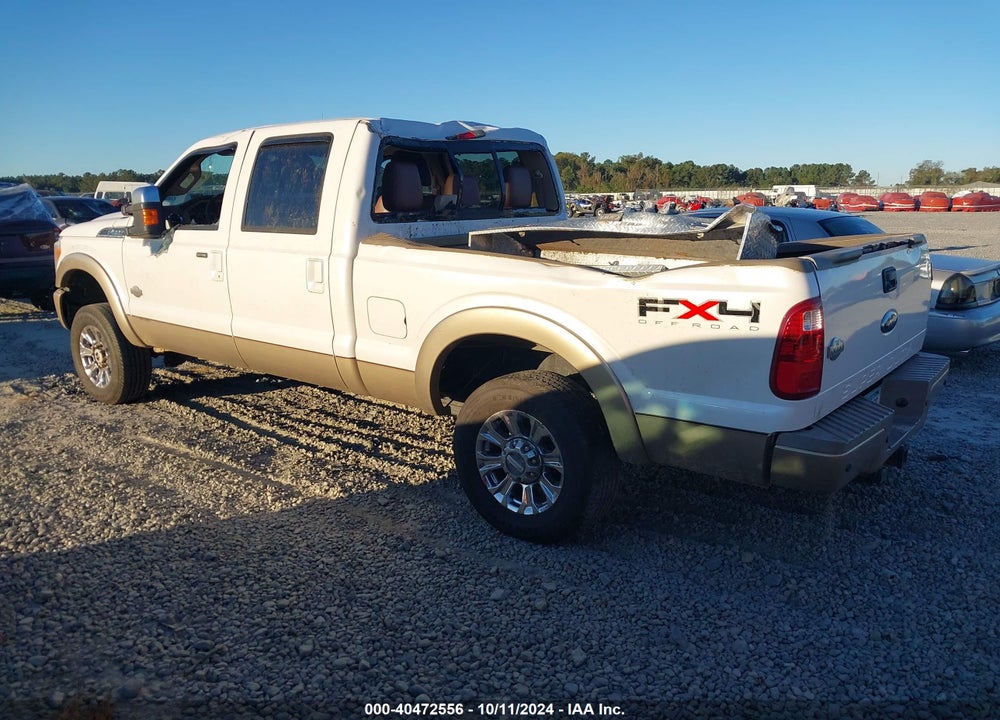 2011 FORD F-250 LARIAT VIN: 1FT7W2BT4BEB13598