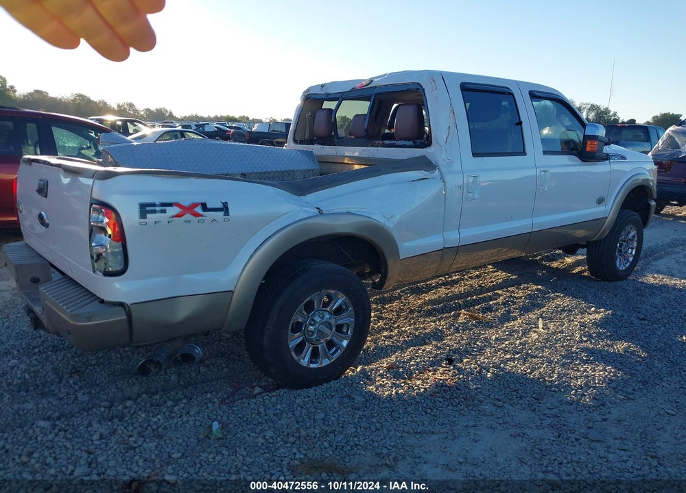 2011 FORD F-250 LARIAT VIN: 1FT7W2BT4BEB13598