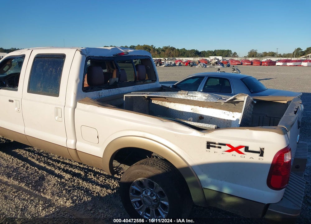 2011 FORD F-250 LARIAT VIN: 1FT7W2BT4BEB13598