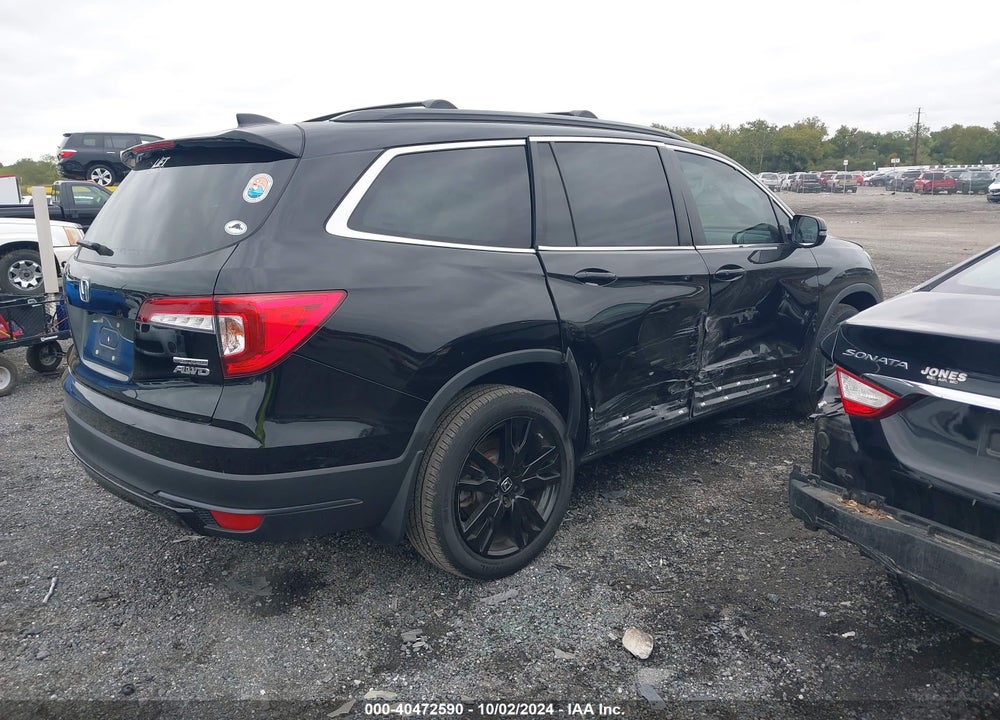 2021 HONDA PILOT AWD SPECIAL EDITION VIN: 5FNYF6H29MB073384