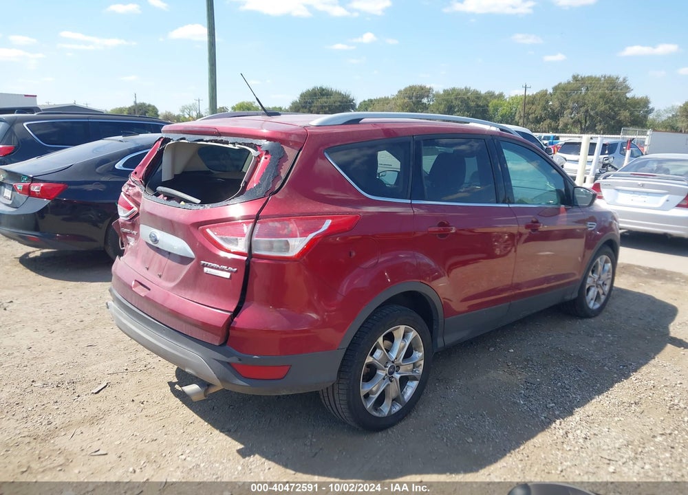2014 FORD ESCAPE TITANIUM VIN: 1FMCU0JXXEUA89102