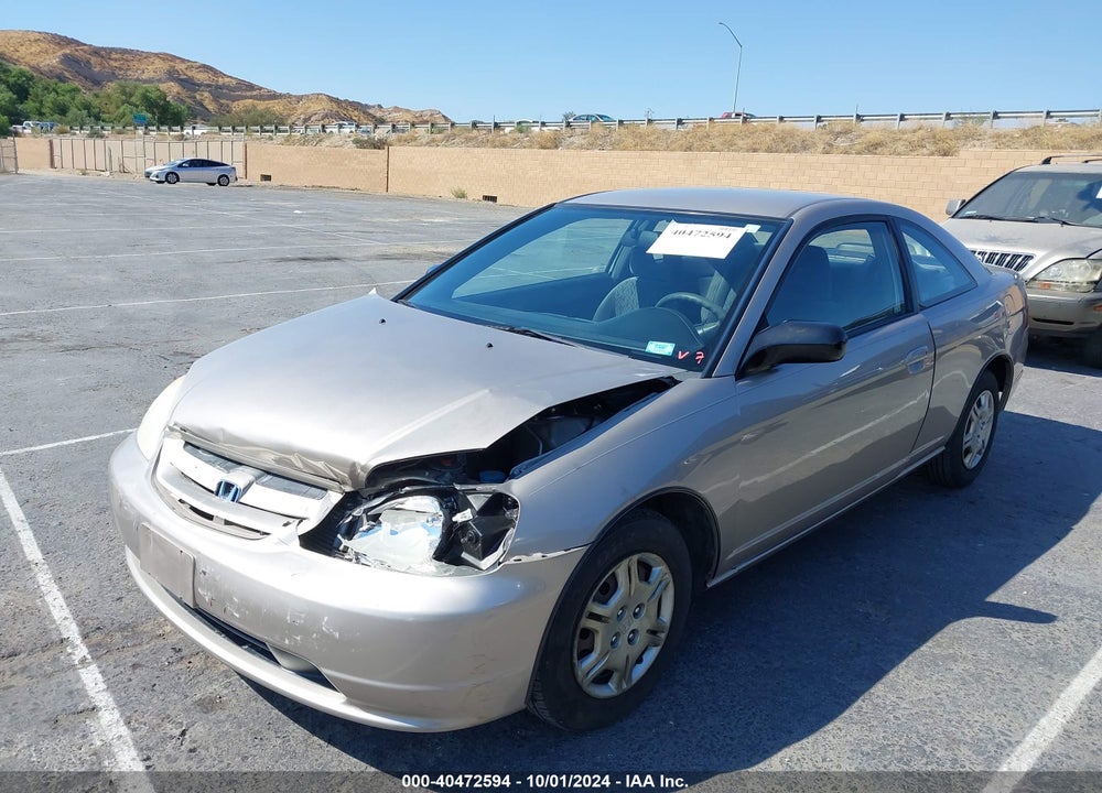 2002 HONDA CIVIC LX VIN: 1HGEM22522L047550