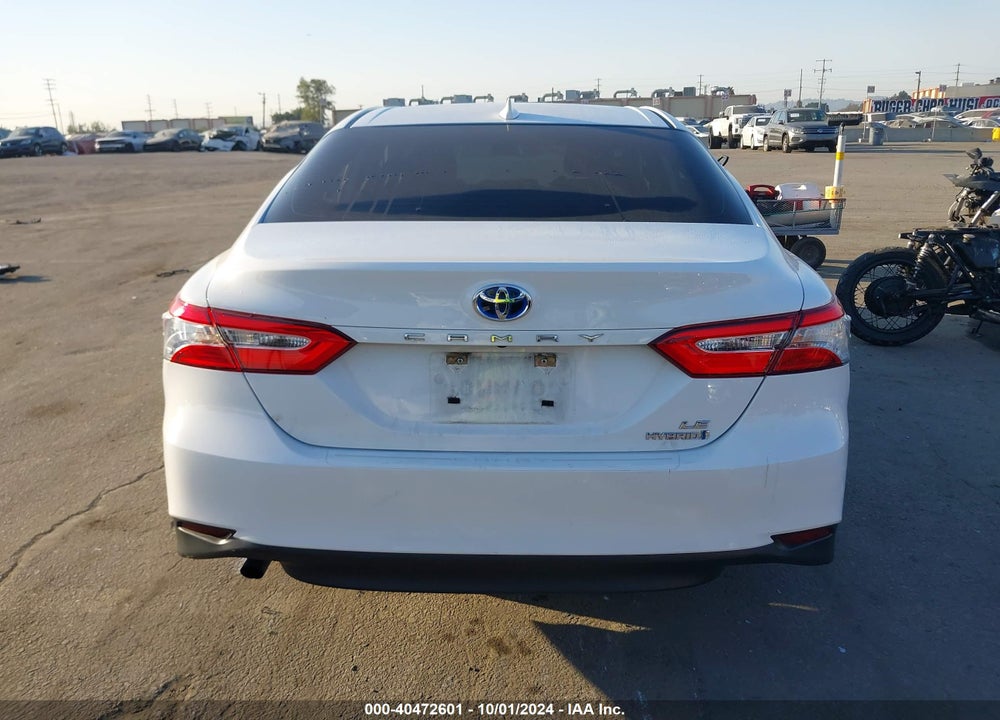 2020 TOYOTA CAMRY LE HYBRID VIN: 4T1C31AK9LU534438