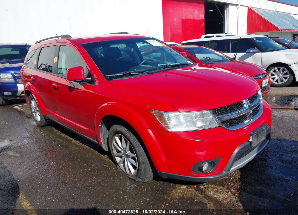 2013 DODGE JOURNEY SXT VIN: 3C4PDDBG0DT586809