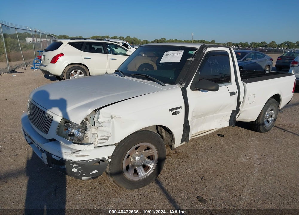 2002 FORD RANGER XL/XLT VIN: 1FTYR10D82PB49610