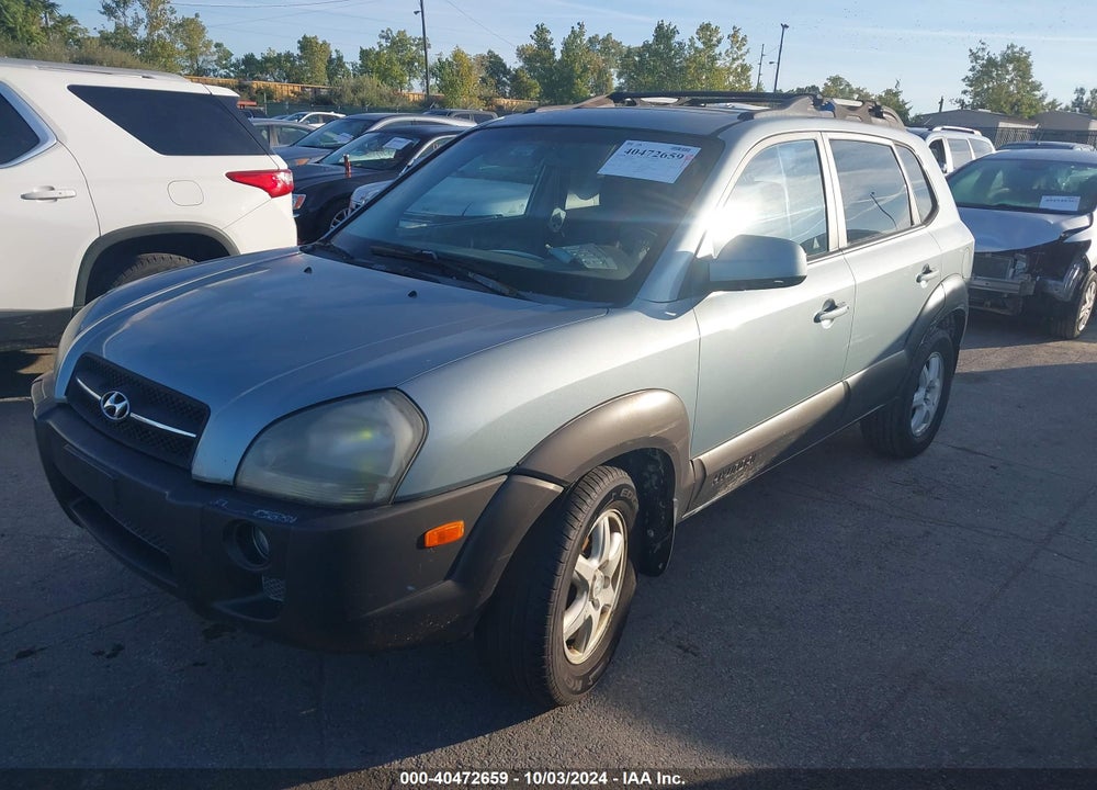 2005 HYUNDAI TUCSON GLS/LX VIN: KM8JN12D15U222750