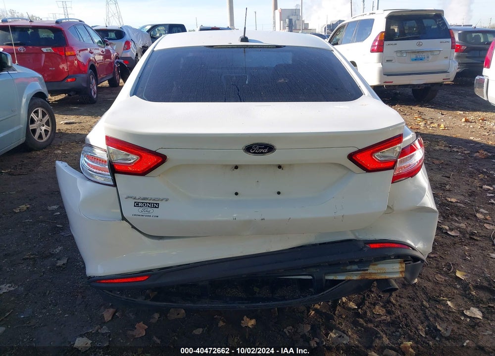 2013 FORD FUSION S VIN: 3FA6P0G71DR291287