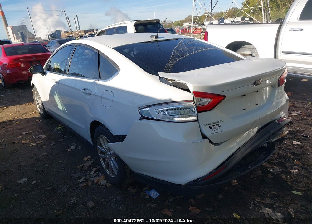 2013 FORD FUSION S VIN: 3FA6P0G71DR291287