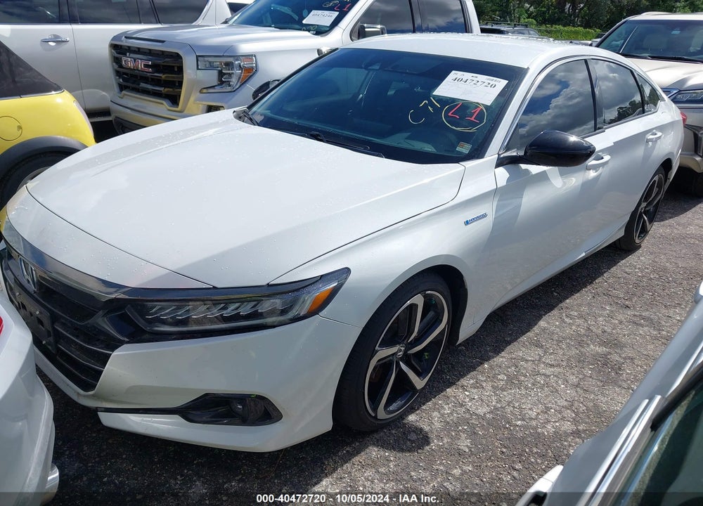 2022 HONDA ACCORD HYBRID SPORT VIN: 1HGCV3F24NA041002