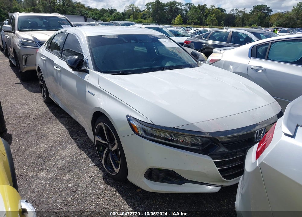 2022 HONDA ACCORD HYBRID SPORT VIN: 1HGCV3F24NA041002