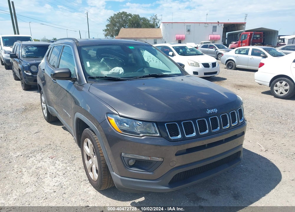 2018 JEEP COMPASS LATITUDE FWD VIN: 3C4NJCBB8JT193392