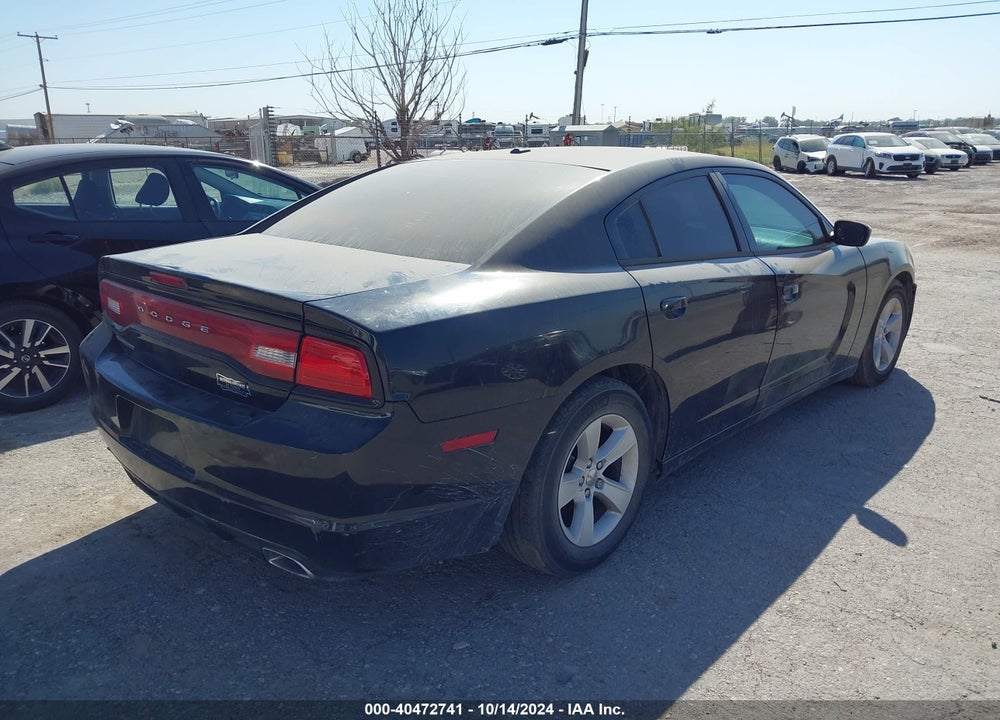 2014 DODGE CHARGER SE VIN: 2C3CDXBG9EH332403