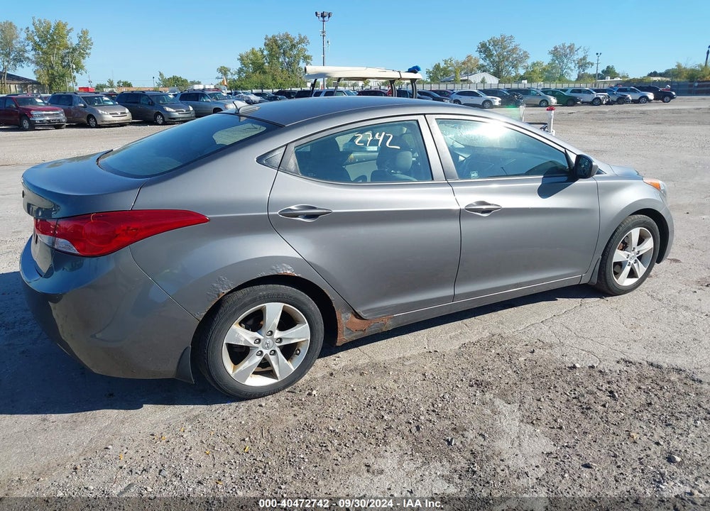 2012 HYUNDAI ELANTRA GLS VIN: 5NPDH4AE8CH146584