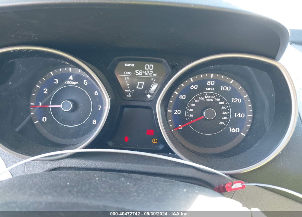 2012 HYUNDAI ELANTRA GLS VIN: 5NPDH4AE8CH146584