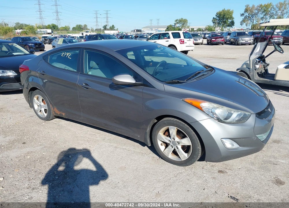 2012 HYUNDAI ELANTRA GLS VIN: 5NPDH4AE8CH146584