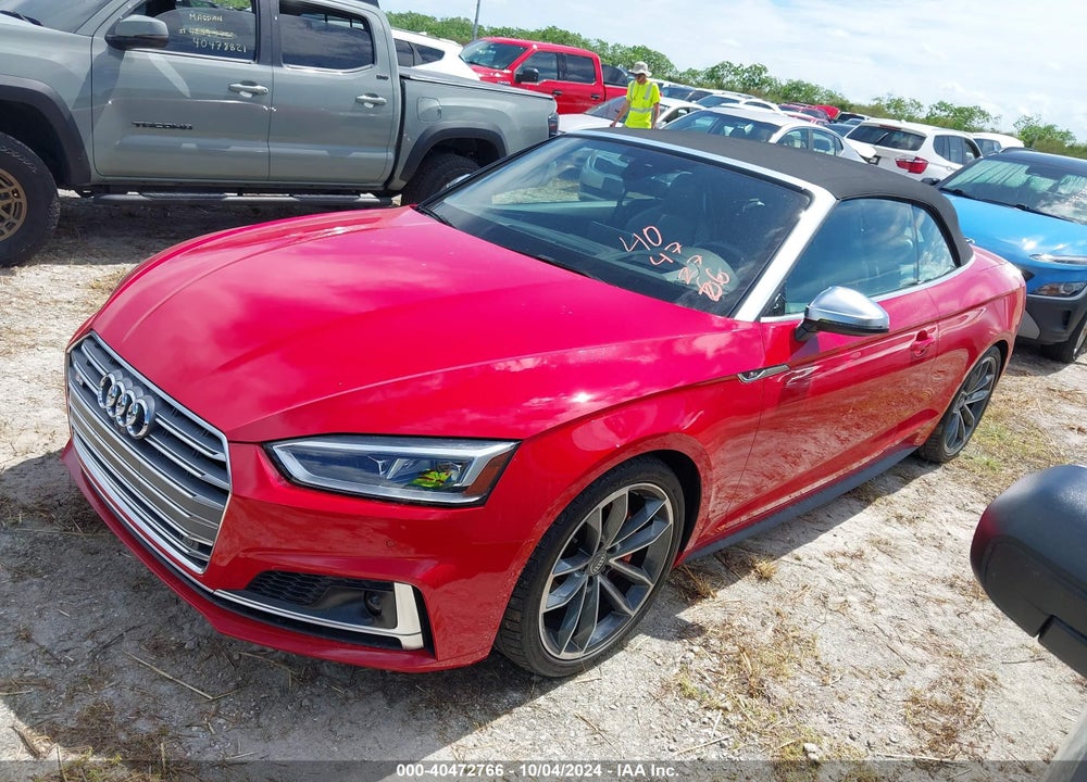2018 AUDI S5 3.0T PREMIUM PLUS VIN: WAU24GF59JN021827