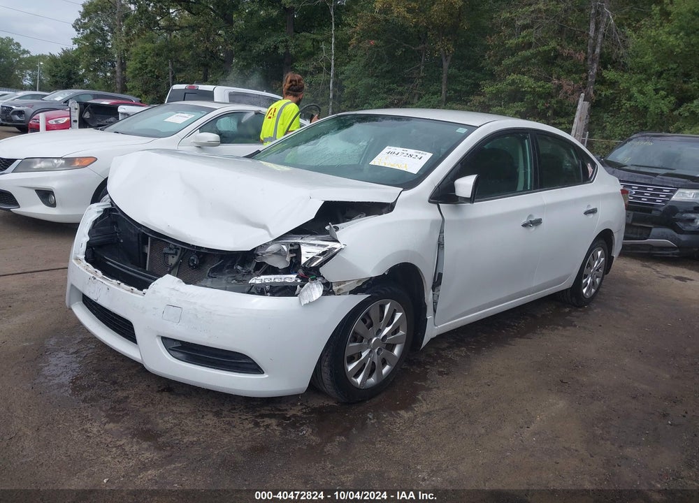 2015 NISSAN SENTRA SV VIN: 3N1AB7AP8FY297667