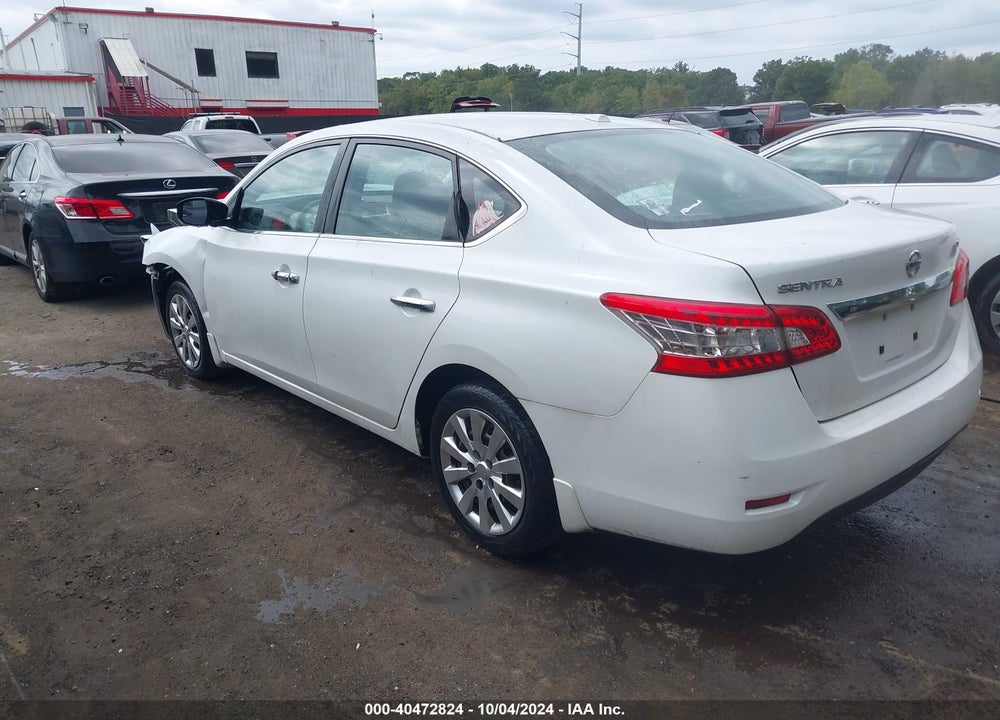 2015 NISSAN SENTRA SV VIN: 3N1AB7AP8FY297667