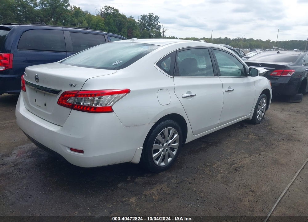2015 NISSAN SENTRA SV VIN: 3N1AB7AP8FY297667