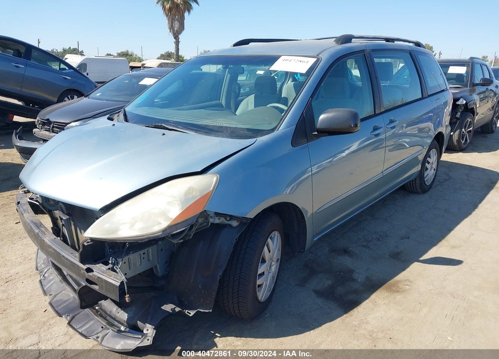2008 TOYOTA SIENNA CE VIN: 5TDZK23C38S219238