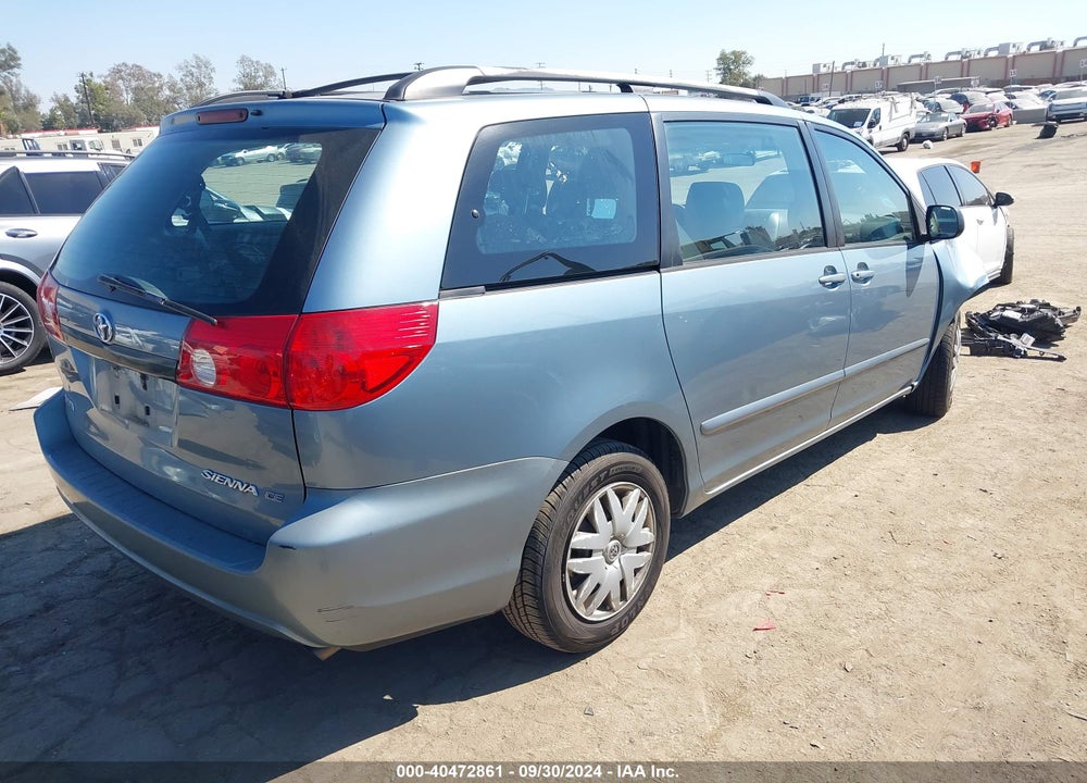 2008 TOYOTA SIENNA CE VIN: 5TDZK23C38S219238